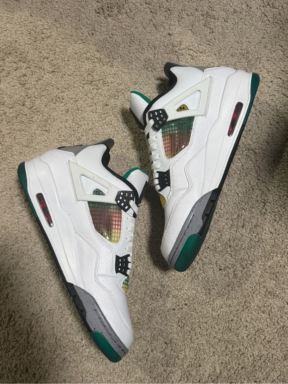 Jordan 4 βRastaβ - Picture 7 of 10